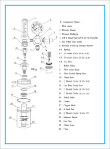 A buon mercato Medico Misuratore di Flusso di Ossigeno Regolatore Per Cilindro - Product Image 2