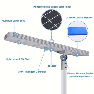 Vente directe d'usine, lampadaire solaire LED IP65 avec batterie et garantie de 5 ans pour les routes - Product Image 3