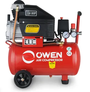 Meer dan 10 Jaar Ervaring 1.5Kw Zuiger Luchtcompressor Pomp 2Hp 8 Bar 115Psi Draagbare Luchtcompressor 24L