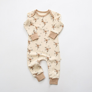 Factory Wholesale Baby Boy Clothes Custom Prints Newborn Rompers Soft Cotton Infant Sleeper Toddler Bodysuit - Product Image 5