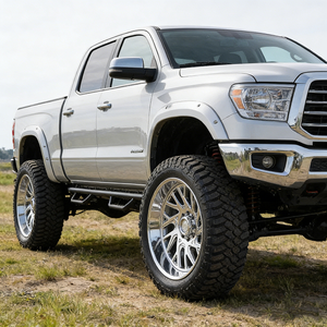 Jantes forgées <span class=keywords><strong>de</strong></span> style américain 22 24 26 28 pouces, noires polies, 6 8 10 trous pour Toyota Tacoma Nissan Patrol Chevy F450 F-350 - Product Image 5