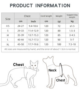 เสื้อกั๊กตาข่ายระบายอากาศสะท้อนแสงทำจากวัสดุโพลีเอสเตอร์ระบายอากาศได้ดีสไตล์แฟชั่นส่วนตัวรวมถึงสายจูงสุนัข - Product Image 6