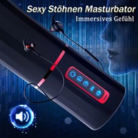 STELLAR PATH Masturbateur Automatique pour Hommes, Machine à Vibrations et à Succion, Rotation, Coupe vaginale en Silicone, Jouets Sexuels pour Adultes pour Hommes