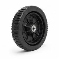 Roue en plastique massif avec moyeu décalé 10 pouces 250x50mm pour chariot à main et chariot à roulettes