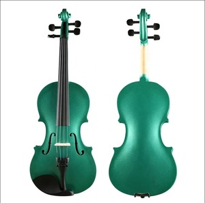 <span class=keywords><strong>Violín</strong></span> Blanco con Acabado Colorido al por Mayor, Instrumentos de Cuerda a Precio Económico para Principiantes - Product Image 2