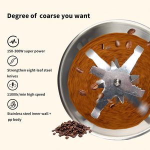 2024 Home Portable <b>Mini</b> Electric Manual Stainless Steel Automatic Coffee Bean & Spice <b>Grinder</b> - Product Image 3