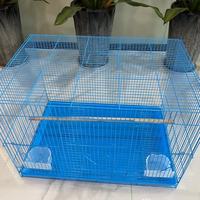 Bain d'oiseaux suspendu pas cher en aluminium, support de cage à oiseaux, décoration, maison d'amour, nid pour cage à oiseaux