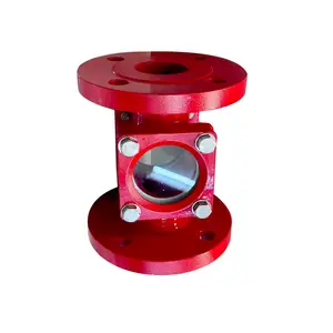 ASTM A216 Gr. Wcb Upto Sight Glass Valve Double Window Sight Glass flow indicator