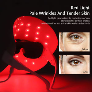เครื่องนวดหน้าแบบพกพา ABS 3 สี LED โฟตอนบำบัด อุปกรณ์ดูแลผิวหน้า สำหรับใช้ในบ้าน - Product Image 5