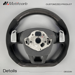 Volante Deportivo Personalizado de Fibra de Carbono con Pantalla LED de RPM para Audi A6 A7 A8 S6 S7 S8 RS6 RS7 Sportback Avant 2019-2026 - Product Image 5