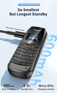 Nuevo Teléfono Móvil LONG-CZ J60 Mini 4G de 0.66 Pulgadas con Grabadora BT, Reloj Despertador, Reproductor MP3, Larga Duración de Batería y Ranura para Tarjeta TF - Product Image 6