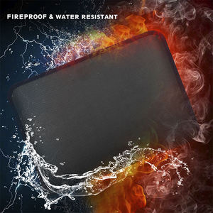 Đen 12-túi A4 Kích thước thư mục tập tin mở rộng không thấm nước và chống cháy túi tài liệu cho tổ chức và lưu trữ thủ tục giấy tờ - Product Image 3