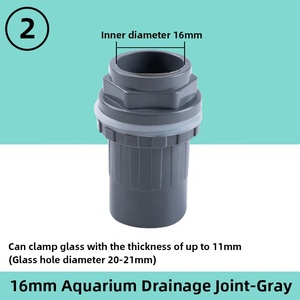 Raccordo per Tubi in PVC da 16/20/25/32/40/50mm, Giunto per Irrigazione Giardino, Connettore a 2 Vie per <span class=keywords><strong>Acquario</strong></span> e Vasca dei Pesci, Accessori per Drenaggio - Product Image 6
