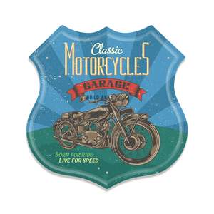 Letrero Metálico Retro de Bar, Estilo Industrial Vintage, Letrero Metálico de la Carretera 66 para la Cueva del Hombre - Product Image 6