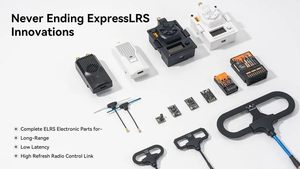 Módulo Transmisor BETAFPV Nano TX V2 ELRS 2.4GHz/915MHz/868MHz con Antena T-LED para Dron de Carreras FPV Quadcopter - Product Image 6