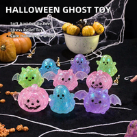 Jouets Squishy Pailletés d'Halloween en Gros – Adorables Fantômes, Citrouilles, Chauves-souris Anti-stress à Presser – Cadeaux de Fête pour Garçons et Filles 14 ans et plus