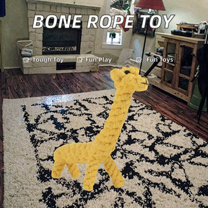Jouets en corde de coton de luxe de l'usine de jouets en vrac, vente chaude, forme d'os industrielle, jouets interactifs pour chiens, vente en gros, modélisation d'animaux de compagnie - Product Image 2