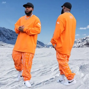 Ensemble pantalons de survêtement et sweat à capuche Sweats à capuche zippés en coton épais grande taille Sweats à capuche personnalisés pour hommes - Product Image 1