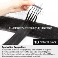 Cheveux vierges indiens, cuticules alignées, vente en gros, extensions de cheveux 6d 2e génération, machine d'extension de cheveux 6d
