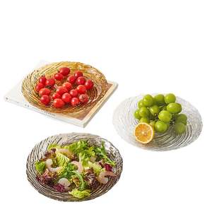 Plato redondo de plástico ZSM-922 para frutas, para exhibir bocadillos en fiestas, plato de dulces de alta gama - Product Image 3