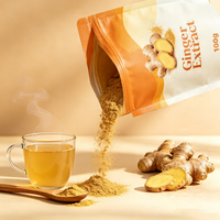 Harga Grosir OEM/ODM Ekstrak Bubuk Jahe Berkualitas Tinggi Grade Makanan Gingerol 1% dalam Kemasan Botol/Drum
