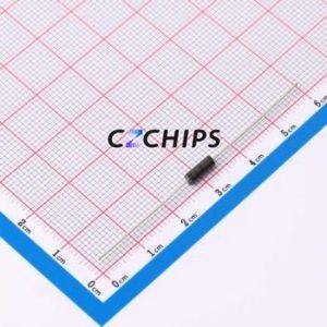MMFR2568B100KV9 <b>Through</b>-<b>Hole</b> <b>Resistor</b> <b>Through</b> <b>hole</b> Component (THT),D2.5xL6.8mm Metal Film 100kOhm 0.1% 250V - Product Image 1