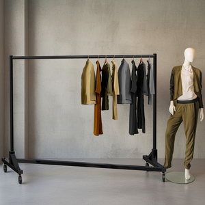Séchoir <span class=keywords><strong>à</strong></span> <span class=keywords><strong>linge</strong></span> robuste en métal en forme de Z <span class=keywords><strong>à</strong></span> <span class=keywords><strong>poteau</strong></span> unique avec roues, portable, style moderne, pour balcon <span class=keywords><strong>extérieur</strong></span> et rangement de <span class=keywords><strong>linge</strong></span> - Product Image 3