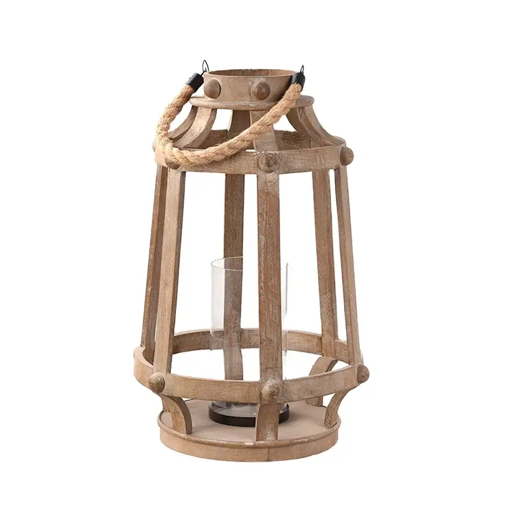 Candle Chinese Country Craft Wood Lantern