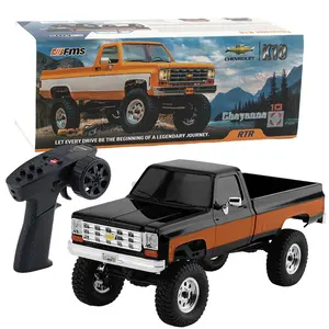 Ready to Run FMS FCX18 K10 4WD RC Pick up Truck 1:18 Scale with 2.4G Radio and High Ground Clearance For All Terrain Adventure