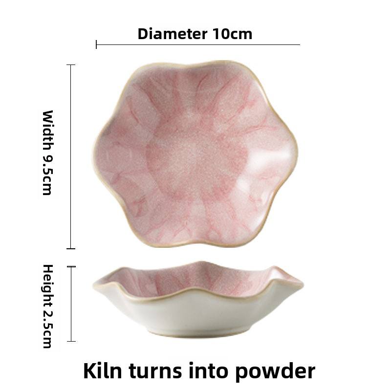 Wave-edge -  pink Plate