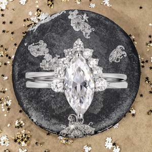 Vente en gros de nouvelles bagues de fiançailles classiques en argent sterling S925 simples avec un ovale en moissanite pour femmes - Product Image 3