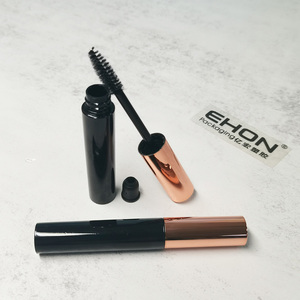 Tube de mascara de luxe en ABS/PETG, flacon en plastique noir avec capuchon rose doré, flacon d'eye-liner, emballage cosmétique personnalisé avec logo, conteneur pour mascara - Product Image 6