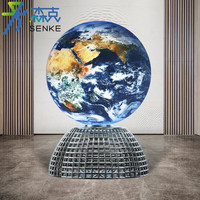 P1.8 P1.9 P2 P2.5 P3 P4 led topu küre ekran yuvarlak kapalı açık düzensiz şekilli küresel video 3d led ekran top