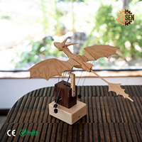 Automatisme cinétique en bois Jhisen Dragon occidental, ornement de bureau de luxe unique, cadeau artistique pour la Saint-Valentin, support d'échantillons, vente en gros