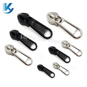 Nr.8 Non Lock Nylon Reiß verschluss schieber mit Long Puller Nylon Metall Kunststoff Reiß verschluss Kleidungs stück 5 #8 #10 # Reiß verschluss kopf