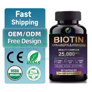 Kapsul <span class=keywords><strong>Biotin</strong></span> Ausreson Suplemen Kolagen Vitamin Pertumbuhan Rambut Kolagen <span class=keywords><strong>Biotin</strong></span> Kapsul Rambut - Product Image 4