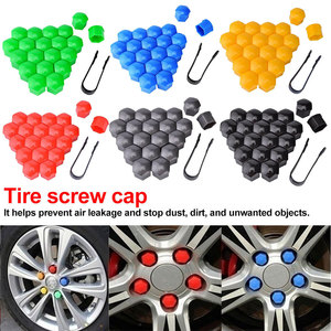 Nouveau couvercle de tête de boulon d'écrou de roue de <span class=keywords><strong>voiture</strong></span> 20 pièces 17/19/21mm capuchon de boulon de protection décoration extérieure boulon de protection jantes vis bouchon - Product Image 2