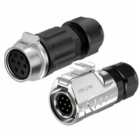Connecteur de signal et d'alimentation rapide étanche IP68 LP16 à 2/3/4/5/7/8/9 broches, très demandé pour équipements de contrôle industriel