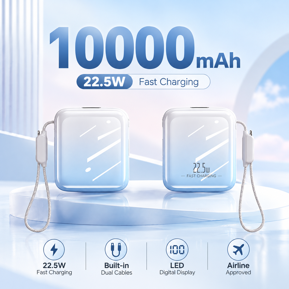 Ada Design Examples 2026 New Design 10000mAh Portable Power Bank PD 22.5W Fast Charger ...