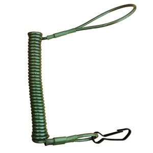 DSF33 Tactical <b>Spring</b> Rope For Fitness Training In Black Tan And Green Colors Lanyard Metal <b>Clip</b> - Product Image 4