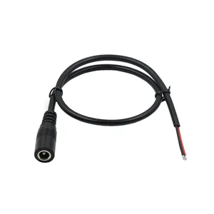 Kabel Ekstensi Adaptor Daya DC 12V, Kabel Ekstensi Adaptor Daya 5.5*2.1Mm untuk Pria dan Wanita