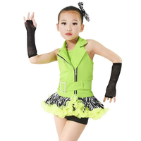 Costumes de danse contemporaine pour filles MiDee, ensemble de 3 pièces, tenue de hip-hop joyeuse, tenue de jazz moderne, vêtements de compétition