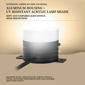 Luz LED Puntual Impermeable DC24V 2W, Aluminio Fundido a Presión, Acrílico Resistente a los Rayos UV, Luz LED de Píxeles Personalizada CCT para Fachada de Edificio - Product Image 4
