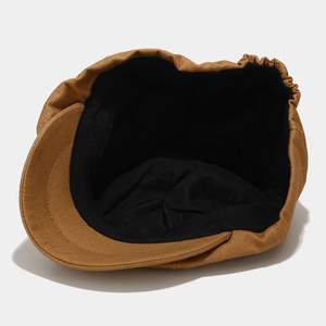 סיטונאי מותאם אישית גברים נשים גבוהה באיכות כותנה קיסוס בייקר ילד כובע, שטוח מתומן Newsboy כובע - Product Image 3