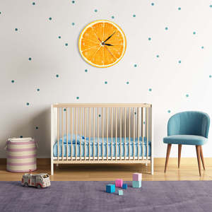 Orange citron Fruits horloge murale dans la cuisine citron vert pomelo Design moderne horloges montre décor à la maison mur Art Horologe Non tic-tac - Product Image 6