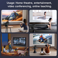 Full Hd Mini Proyector portátil 4K Home Theater Android WIFI Smart Tv Proyectores al aire libre LED Video Game Proyector de teléfono móvil
