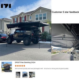 Camping-car remorque Cruiser 3-<span class=keywords><strong>4</strong></span> personnes Pop Up <span class=keywords><strong>4</strong></span>*<span class=keywords><strong>4</strong></span> Wd Suv tente de toit de voiture 270 degrés <span class=keywords><strong>caravane</strong></span> <span class=keywords><strong>auvent</strong></span> à vendre - Product Image 6