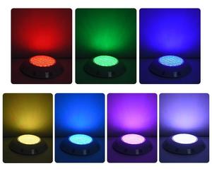 <span class=keywords><strong>Piscine</strong></span> sous-marine applique murale atmosphère colorée télécommande 12V 24V éclairage sous-marin mural étanche - Product Image 2