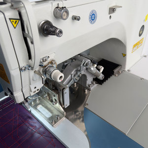 Machine à coudre industrielle YJC-326G personnalisée en promotion, moteur haute performance, point plat simple, alimentation manuelle, automatique, à motifs informatisés - Product Image 4