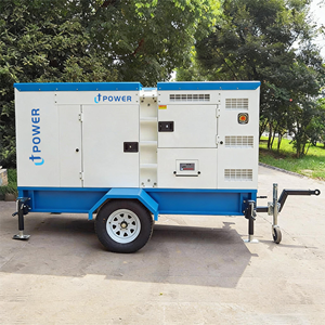 Generador Diésel Silencioso Trifásico de 220kw Tipo Remolque Móvil, 275kva 300kva 400kva 500kva, Arranque Automático, ATS, Arranque Remoto - Product Image 4